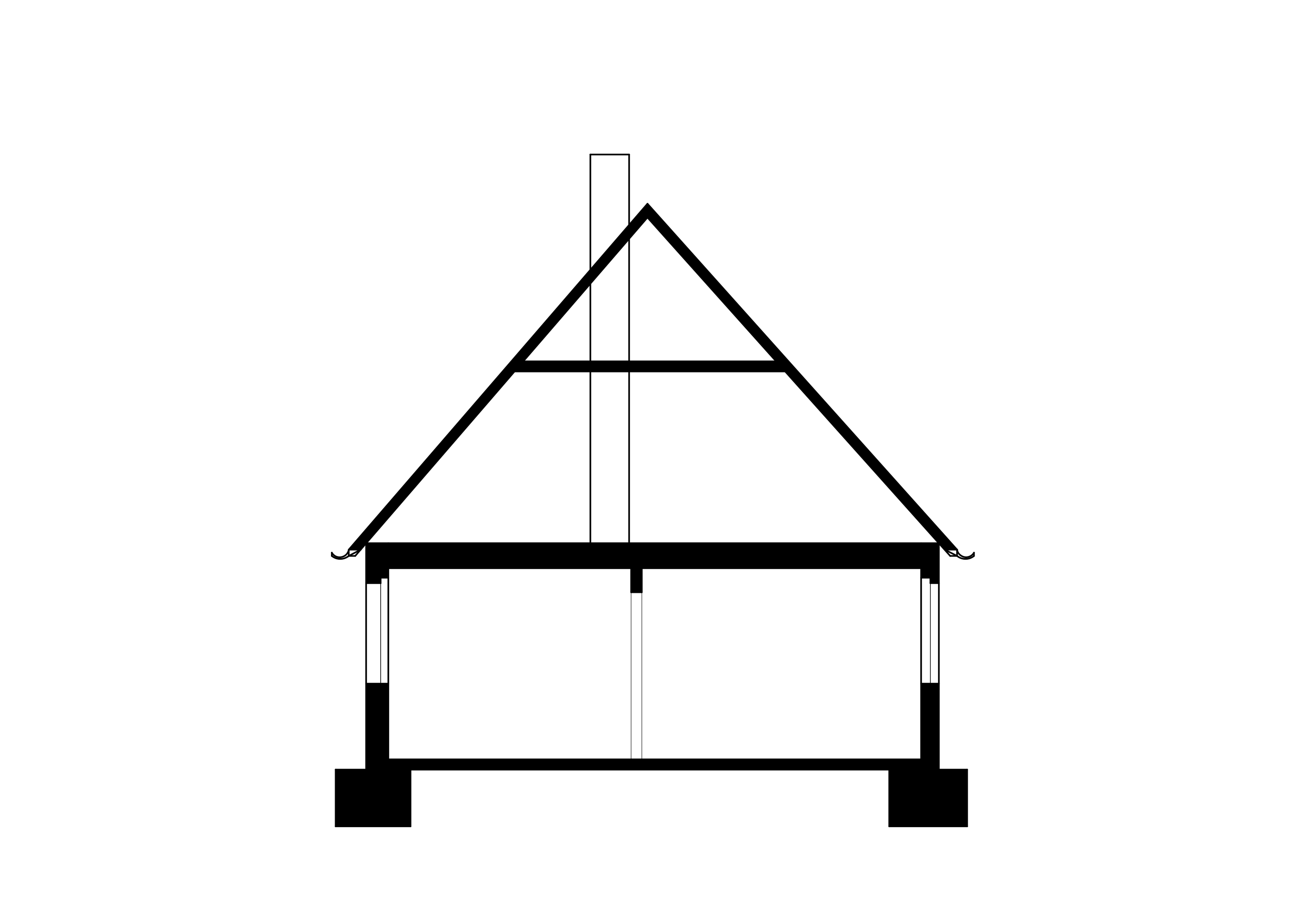 Schnittzeichnung Haus Schnittzeichnung Haus
