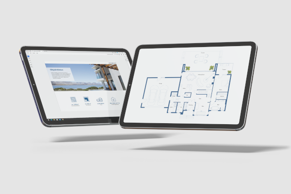Digitaler Grundriss