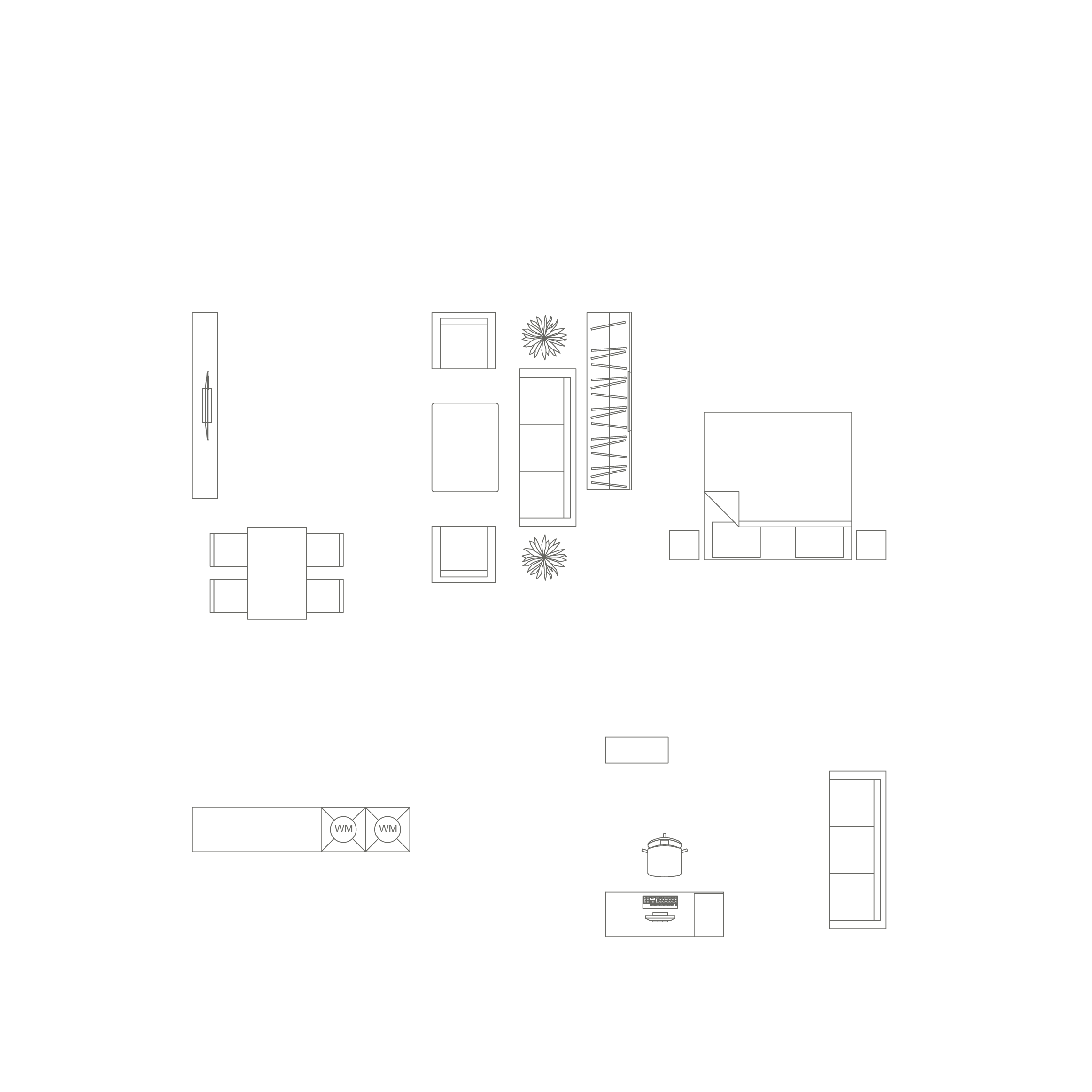 Grundriss-Design Grau mit Möbel Grundriss-Design Grau mit Möbel